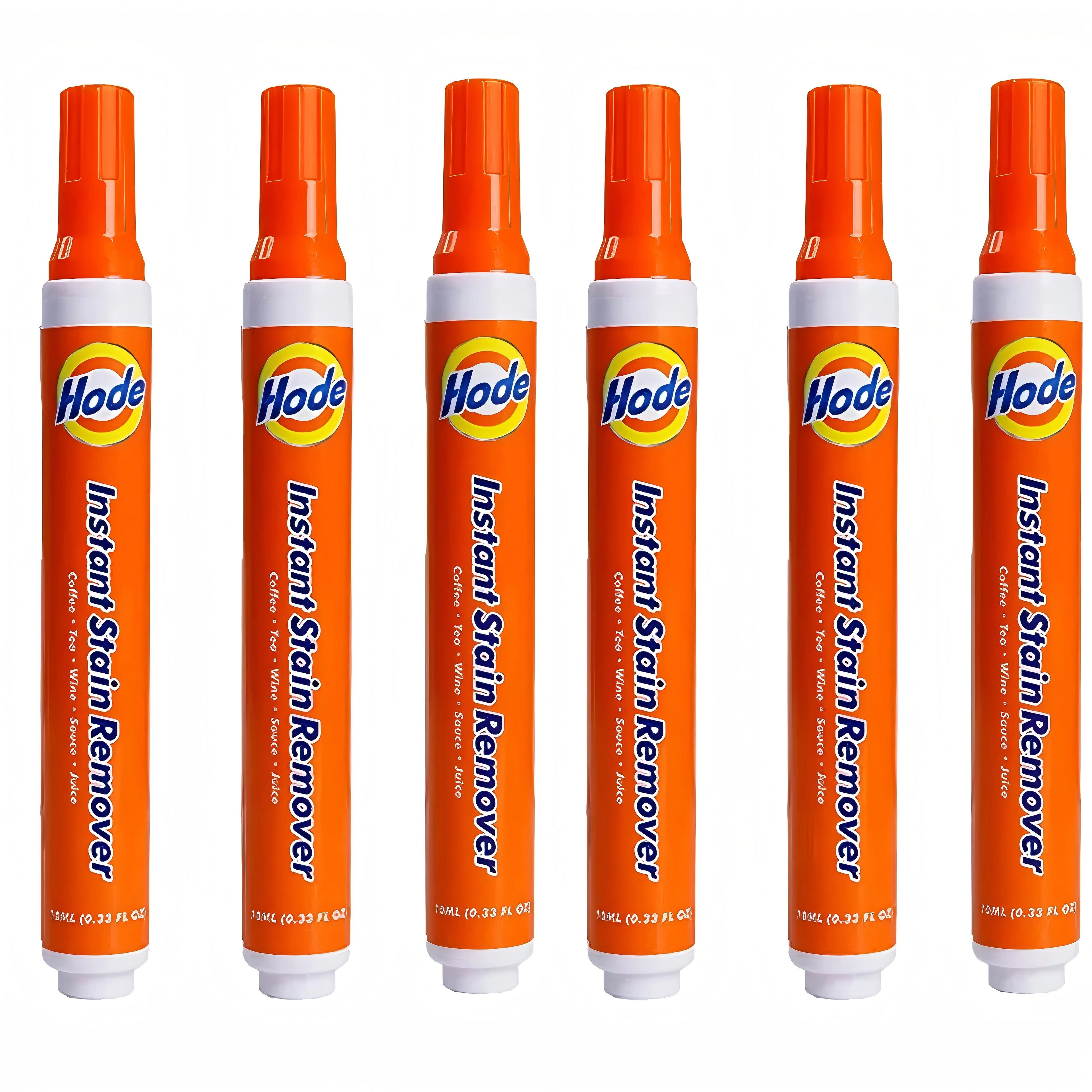 6-Pack Portable Stain Remover Pens Quick-Action Formula Juice Makeup Baby Food Safe for Kids Adults Clothes Stain Removal Set