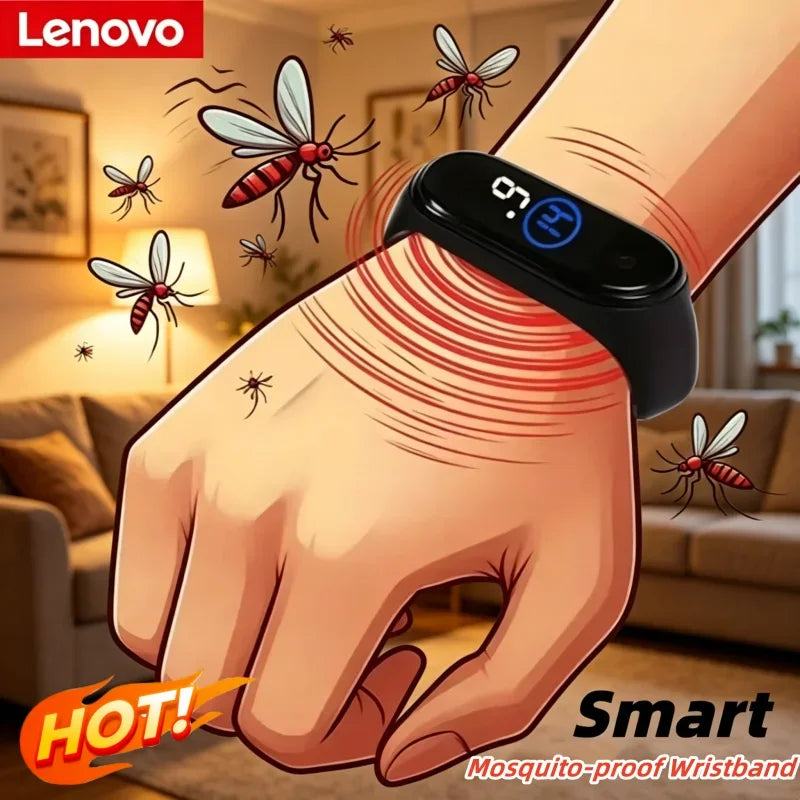 Lenovo Mosquito Repellent Wristband Physical Ultrasonic Non-chemical Efficient Child Mosquito Repellent Bracelet Home Outdoor