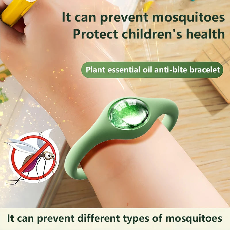 Mosquito Repellent Bracelet Plant Essential Oil Outdoor Camping Portable Mosquito Repellent Insect Control Bracelets