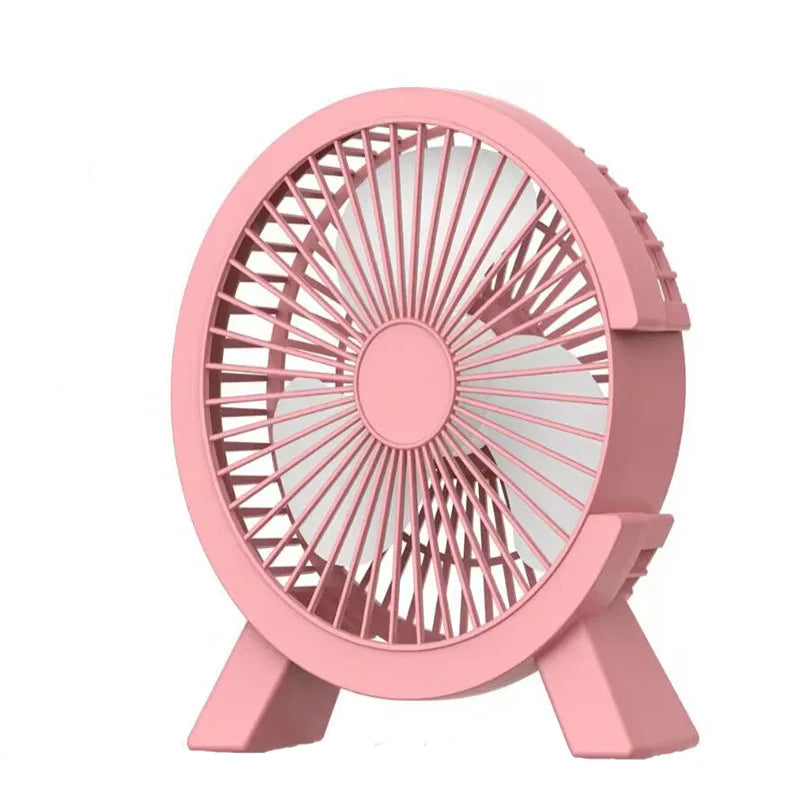 Long Battery Life High Speed Turbo Mini Fan USB Rechargeable Brushless Motor with Digital Display Portable Outdoor Travel Gadget