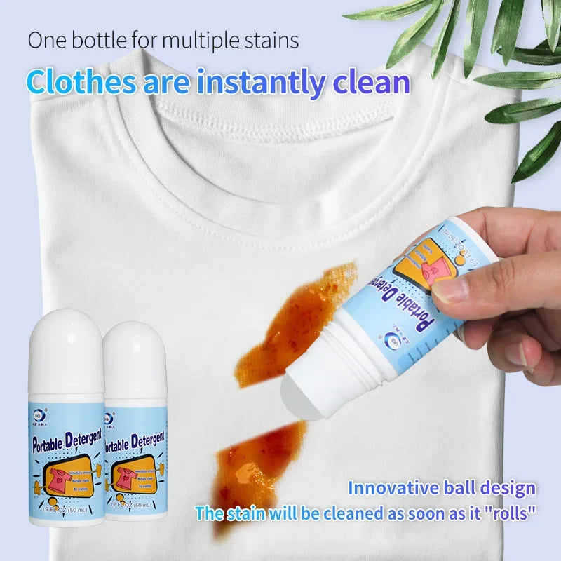 50/150ML Clothes Stain Removal Rolling Ball Portable  Stain Cleaning Detergent Decontamination Pen Cleaning Dust Cleaner Remover