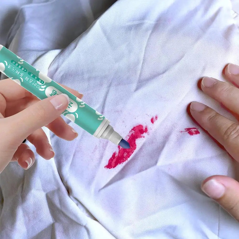 15G Magic Clothing Stain Removal Pen Portable Washing Free Oil Red Wine Stain Remover Marker Pen For Small Greasy Filth Cleaning