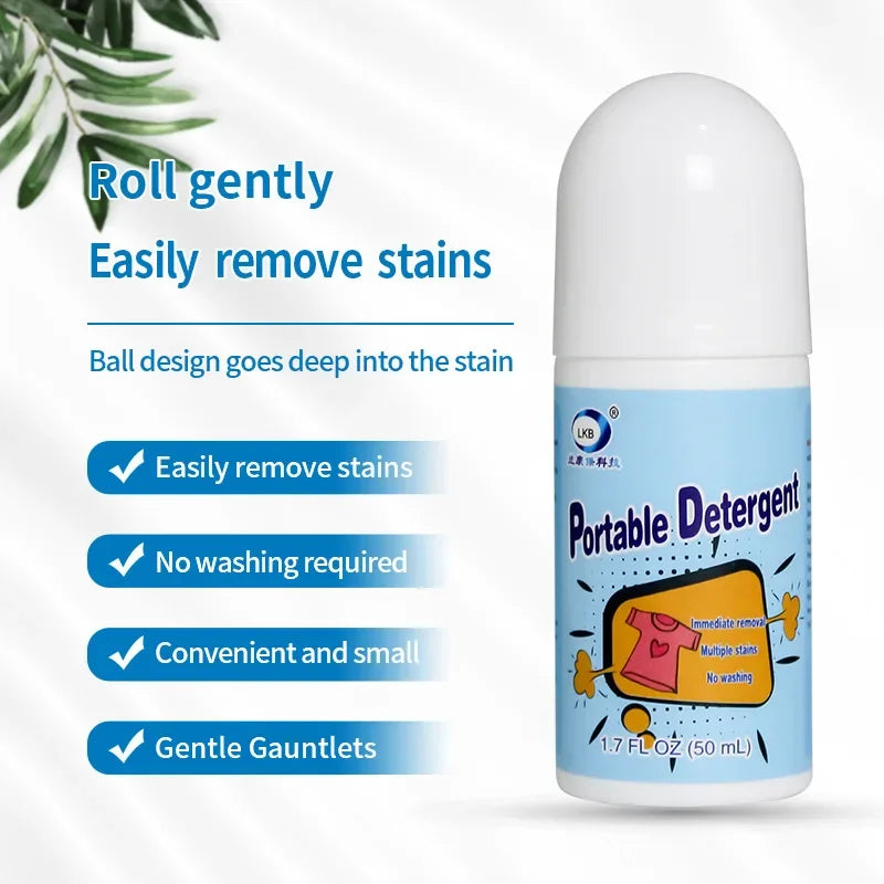 50/150ML Clothes Stain Removal Rolling Ball Portable  Stain Cleaning Detergent Decontamination Pen Cleaning Dust Cleaner Remover