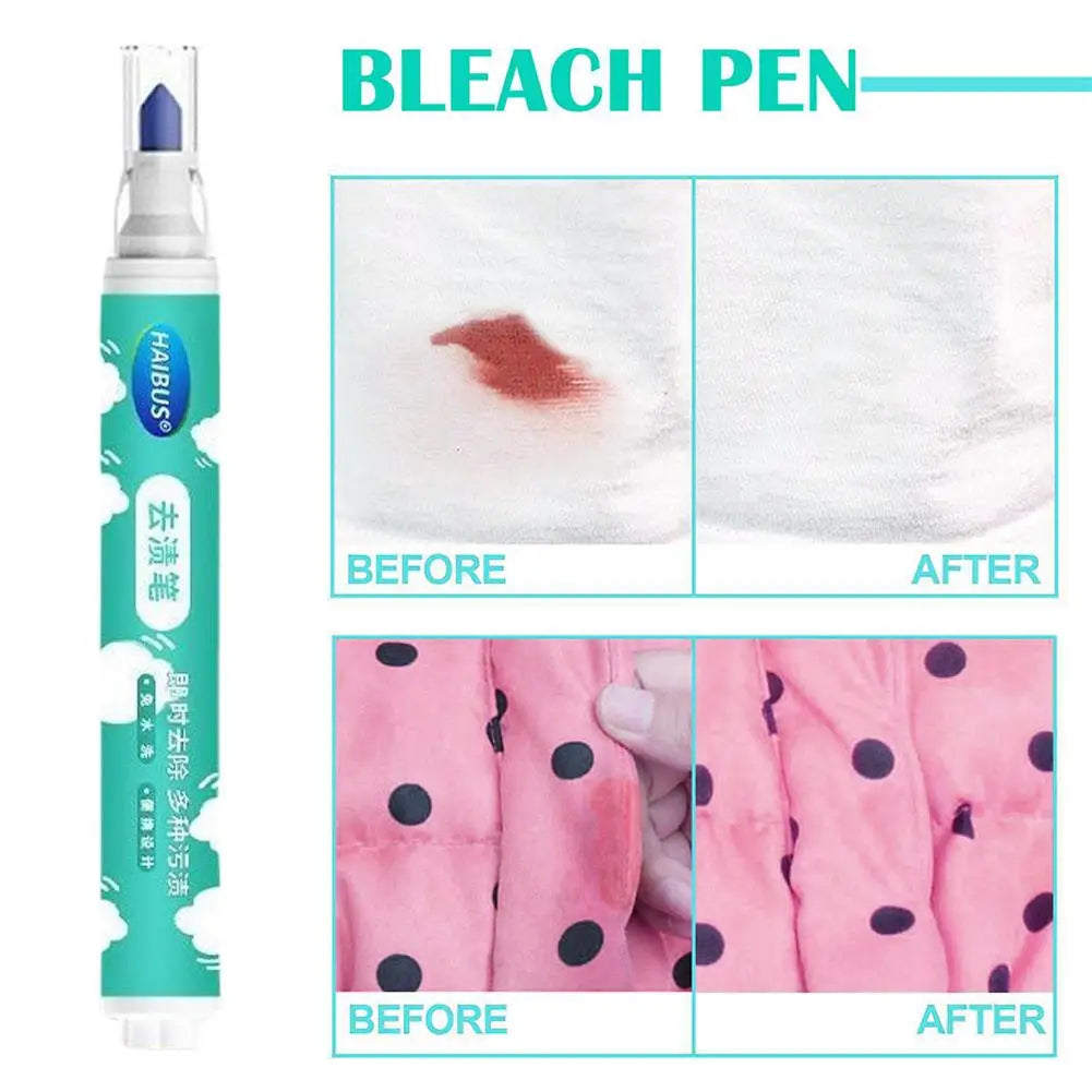 15G Magic Clothing Stain Removal Pen Portable Washing Free Oil Red Wine Stain Remover Marker Pen For Small Greasy Filth Cleaning