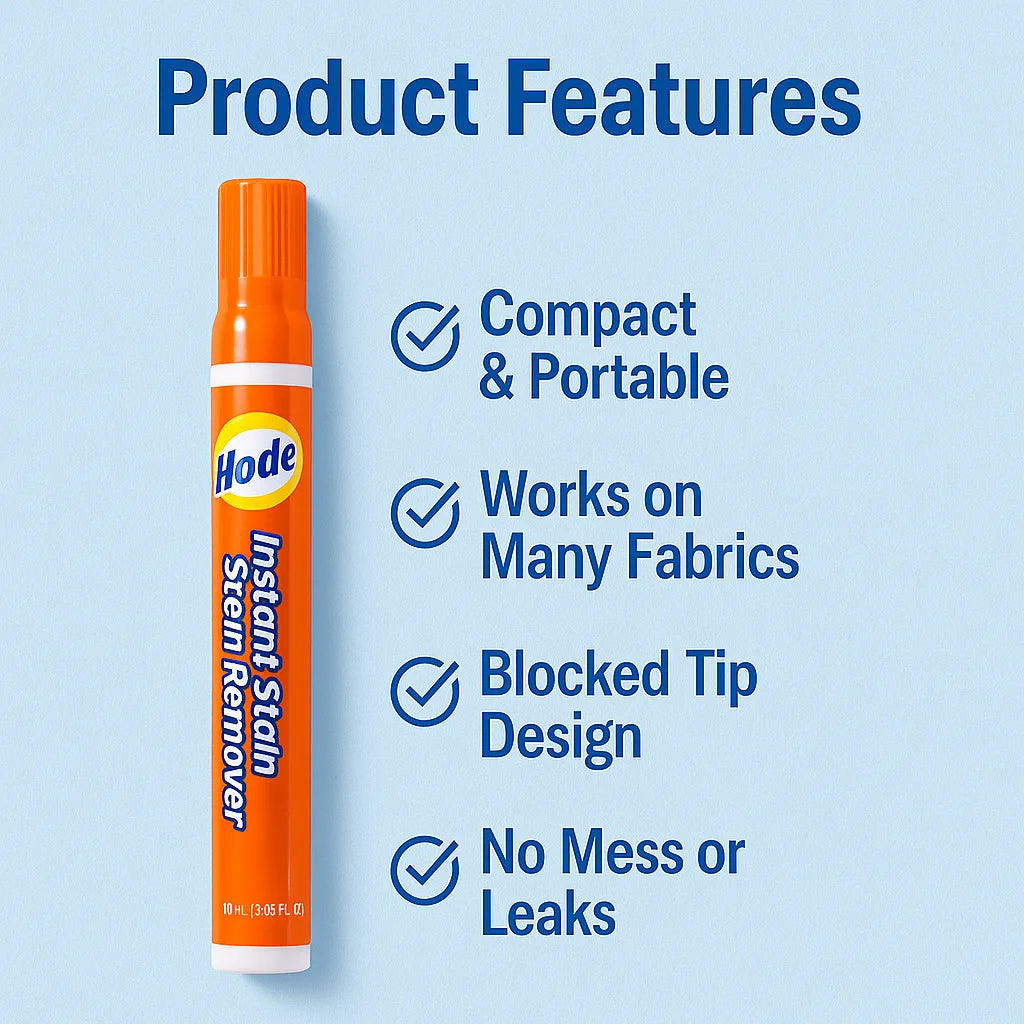 6-Pack Portable Stain Remover Pens Quick-Action Formula Juice Makeup Baby Food Safe for Kids Adults Clothes Stain Removal Set