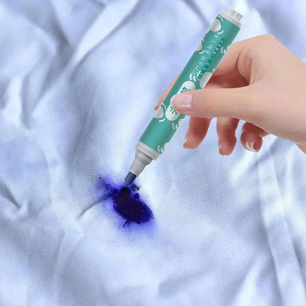 15G Magic Clothing Stain Removal Pen Portable Washing Free Oil Red Wine Stain Remover Marker Pen For Small Greasy Filth Cleaning