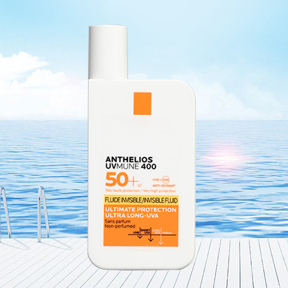 Crème Solaire Légère SPF 50 pour Peau Sensible
