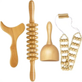 Ensemble de Rouleaux à Main en Bois Anti-Cellulite (Options Multiples)